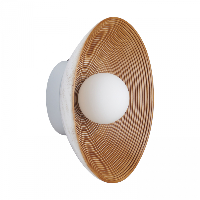 Lampa de perete ILUSIONI, bej/alb, 1*G9, 20W, diametru 26 cm - STEP INTO DESIGN [6]