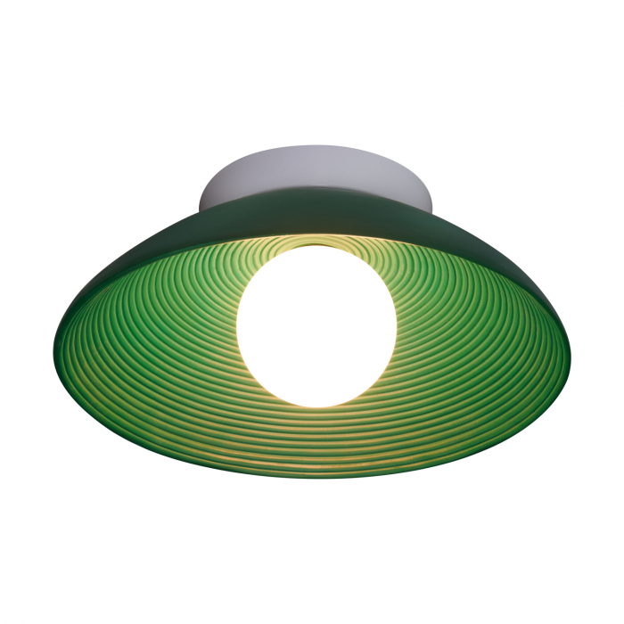 Lampă de perete ILUSIONI, verde/alb, 20W, diametru 26 cm [5]
