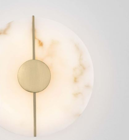 Lampă de perete LED AIDER auriu/alabastru, 3000K, 20 cm - NOVA LUCE [2]