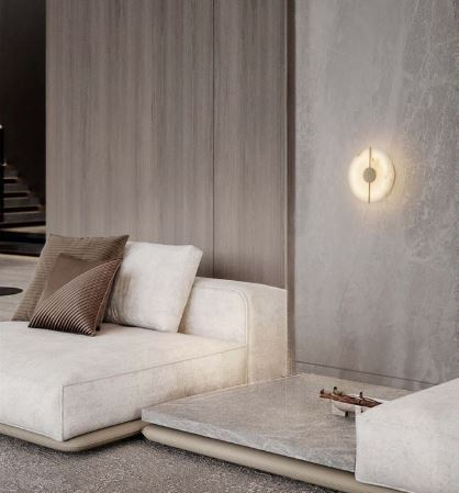 Lampă de perete LED AIDER auriu/alabastru, 3000K, 20 cm - NOVA LUCE [6]