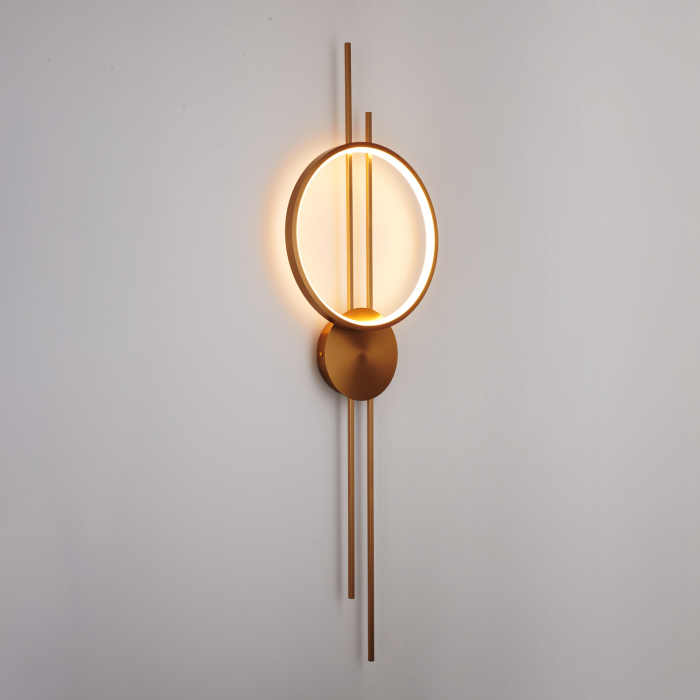 Lampă de perete LED ECLIPTICA aurie, 100 cm - STEP INTO DESIGN [3]