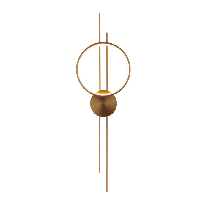 Lampă de perete LED ECLIPTICA aurie, 100 cm - STEP INTO DESIGN [9]