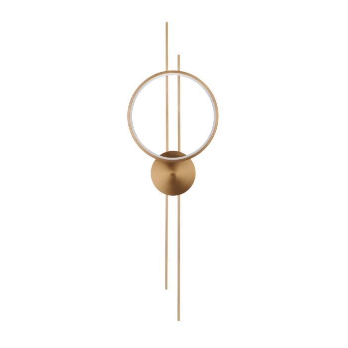 Lampă de perete LED ECLIPTICA aurie, 100 cm - STEP INTO DESIGN [1]