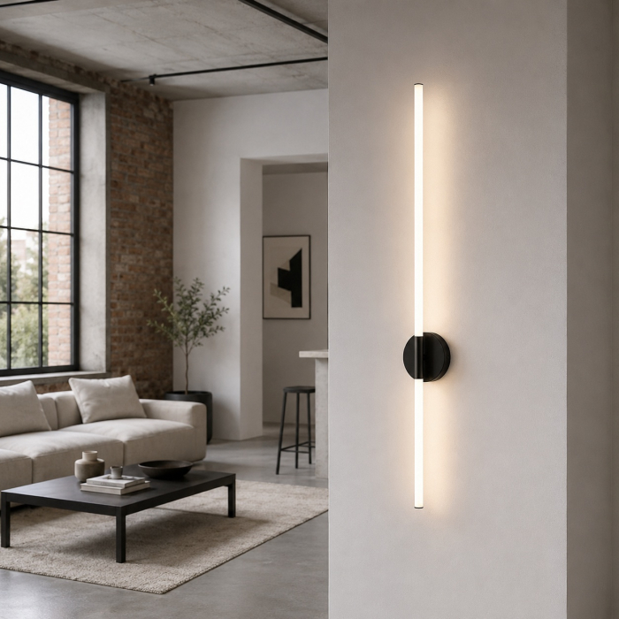 Lampa de perete LED FELIX, negru/alb, 100 cm [5]