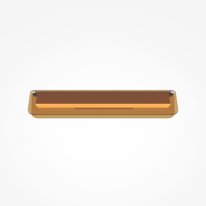 Lampă de perete LED FLAT II, negru/alama, 3000K, 1150 lm, lungime 43 cm - MAYTONI [5]