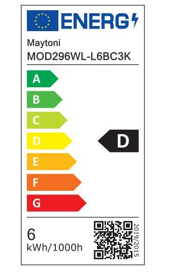 Lampă de perete LED FLAT II, negru/alama, 3000K, 730 lm, lungime 30 cm - MAYTONI [7]