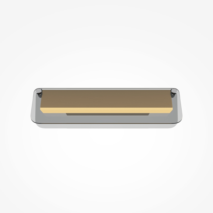 Lampă de perete LED FLAT, negru/alama, 3000K, 730 lm, lungime 30 cm - MAYTONI [4]