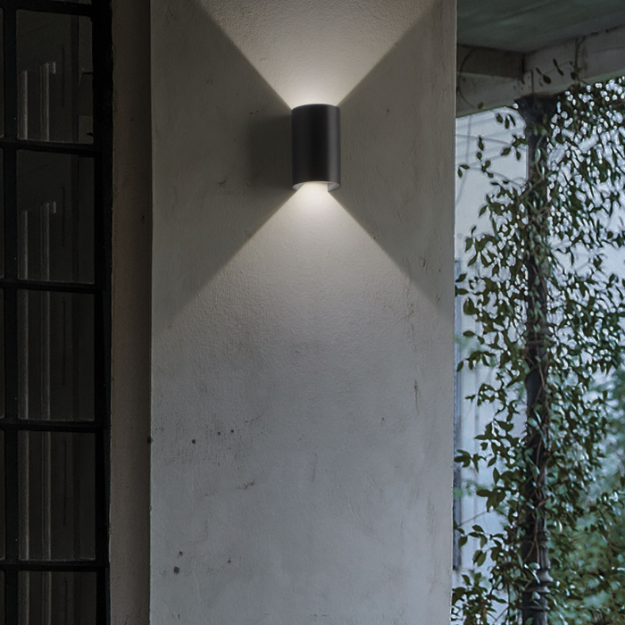 Lampa de perete LED pentru exterior APOLLO AP 1, negru, 4000K, 800 lm, inaltime 11 cm - IDEAL LUX [2]