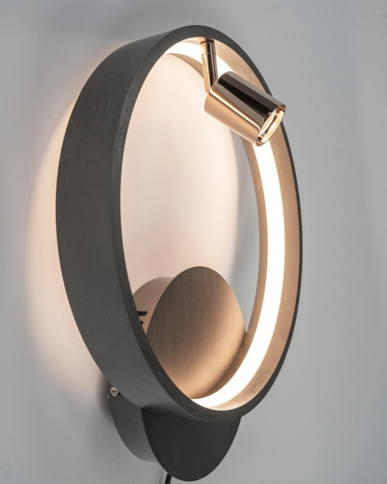 Lampa de perete gri LED SPECTRA Nr. 1 Altavola Design [6]
