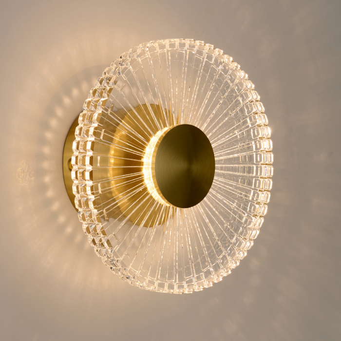 Lampă de perete LED SUNBLAST, auriu, 3000K, 20 cm - Step into Design [2]