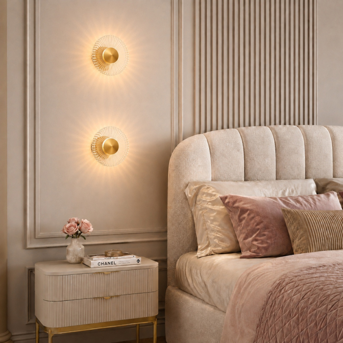 Lampă de perete LED SUNBLAST, auriu, 3000K, 20 cm - Step into Design [9]