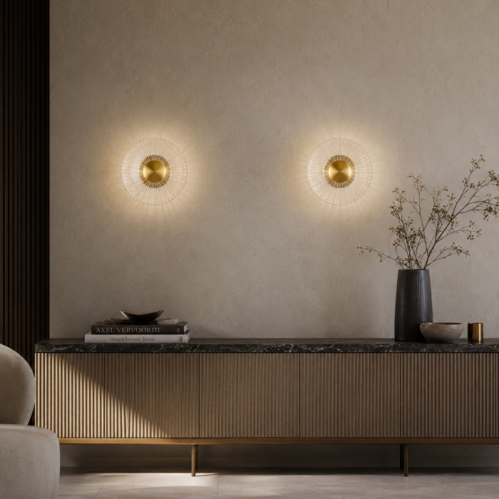 Lampă de perete LED SUNBLAST, auriu, 3000K, 20 cm - Step into Design [8]