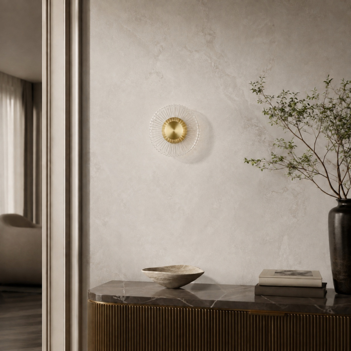 Lampă de perete LED SUNBLAST, auriu, 3000K, 20 cm - Step into Design [7]
