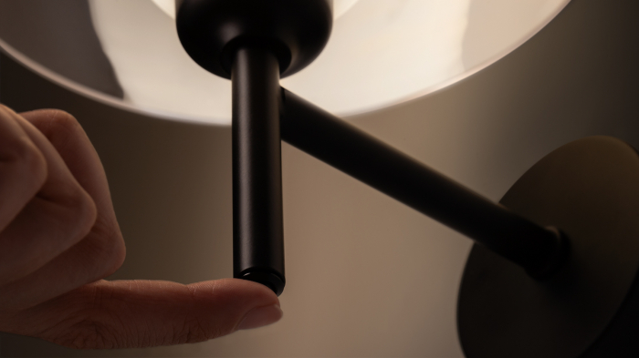 Lampa de perete MEMORY, negru/alb, diametru 22 cm - MAYTONI [5]