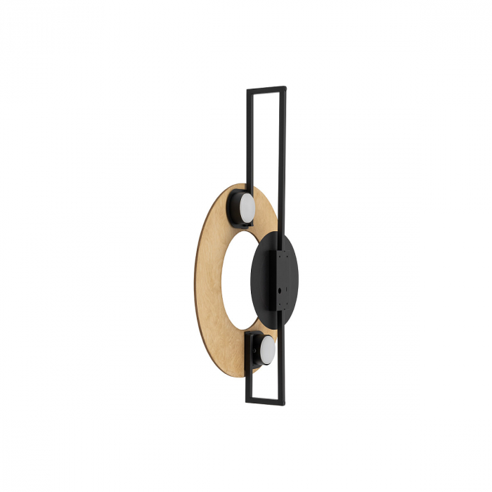 Lampa de perete neagra SUNSET NATURAL A 80 cm - nowodvorski [5]