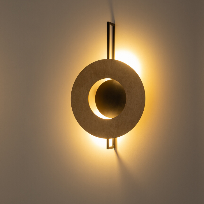 Lampa de perete neagra SUNSET NATURAL A 80 cm - nowodvorski [3]