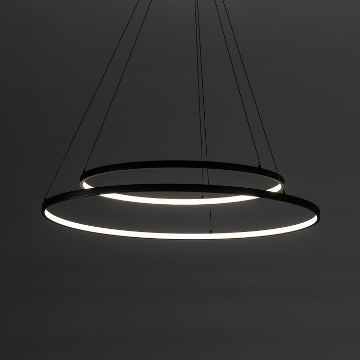 Lampa suspendata LED CIRCOLO neagra, 35W, 3000K,  diametru 60 cm - NOWODVORSKI [7]
