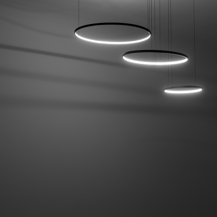 Lampa suspendata LED CIRCOLO neagra, 45W, 3000K, dimensiune 125 cm - NOWODVORSKI [4]
