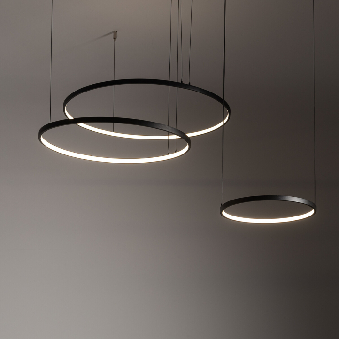 Lampa suspendata LED CIRCOLO neagra, 45W, 3000K, dimensiune 125 cm - NOWODVORSKI [5]