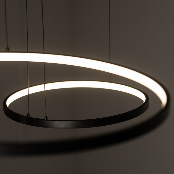 Lampa suspendata LED CIRCOLO neagra, 45W, 3000K, dimensiune 125 cm - NOWODVORSKI [6]