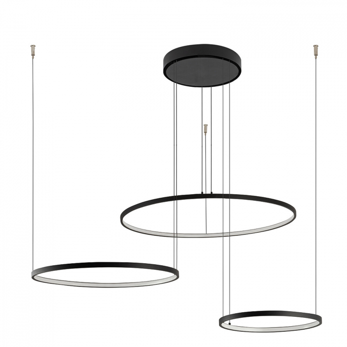 Lampa suspendata LED CIRCOLO neagra, 45W, 4000K, dimensiune 125 cm - NOWODVORSKI 10867 [2]