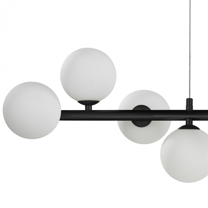 Lampă suspendată MINI MOON, neagră, 100 cm - Step into Design [4]