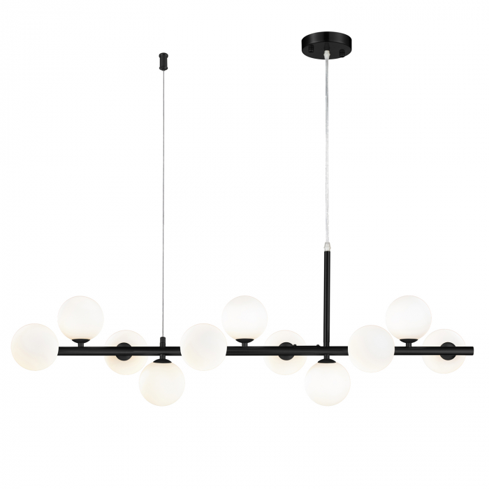 Lampă suspendată MINI MOON, neagră, 100 cm - Step into Design [2]