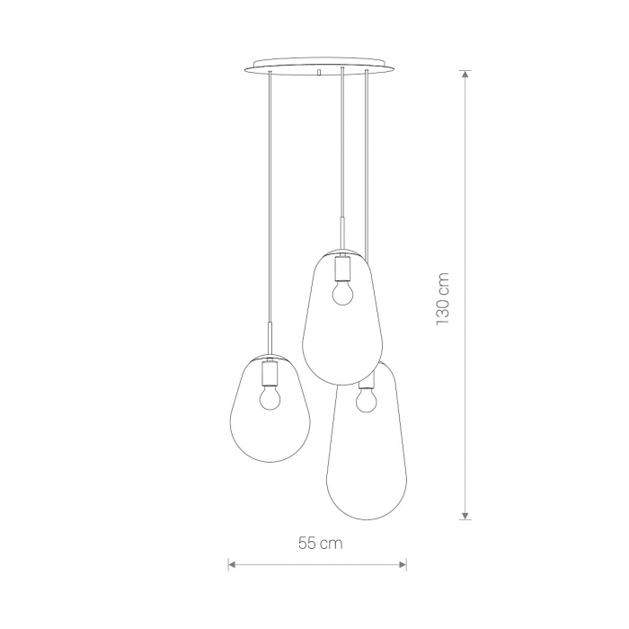 Lampa suspendata alama PEAR III, 55 cm- nowodvorski [4]