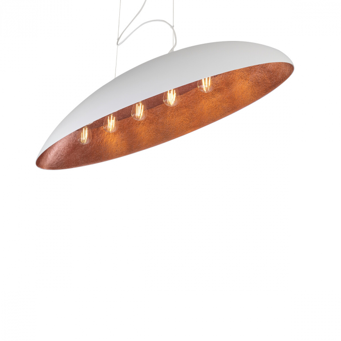 Lustră CANOE alb/cupru, 117 cm - Nowodvorski [4]