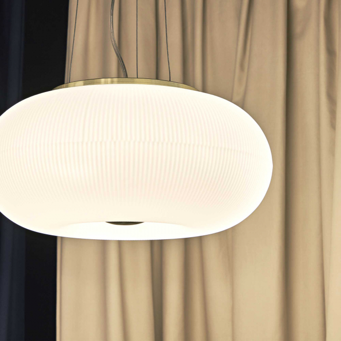 Lampa suspendata ARIZONA SP5, alb/alama, diametru 52 cm - IDEAL LUX [2]