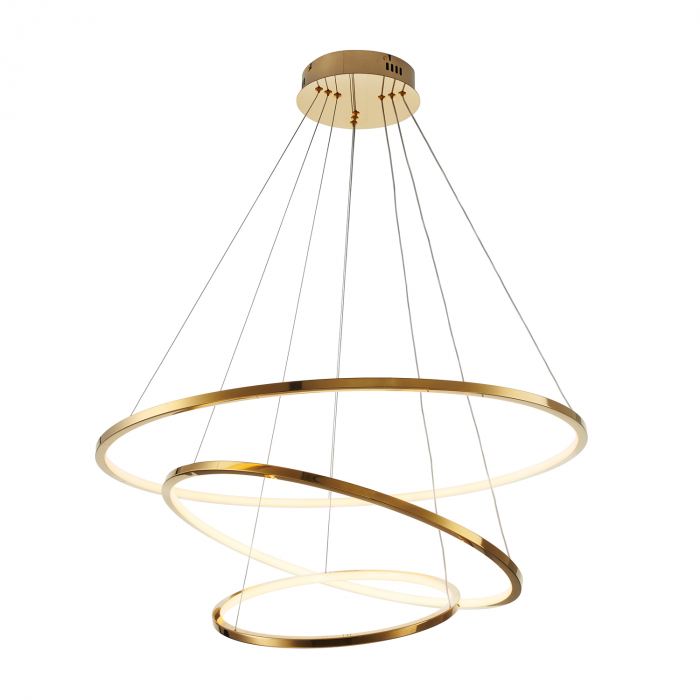 Lampă suspendată LED CIRCLE SLIM, aurie - Step into Design [6]
