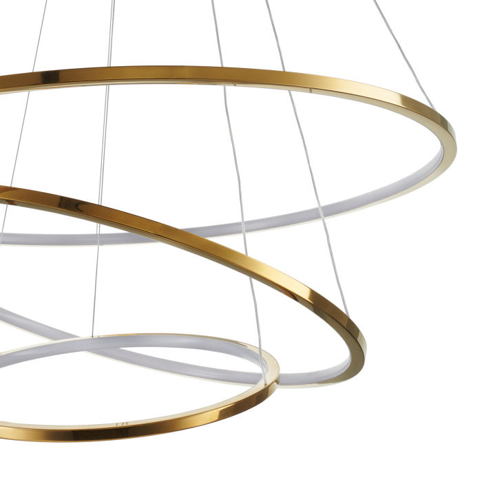 Lampă suspendată LED CIRCLE SLIM, aurie - Step into Design [7]