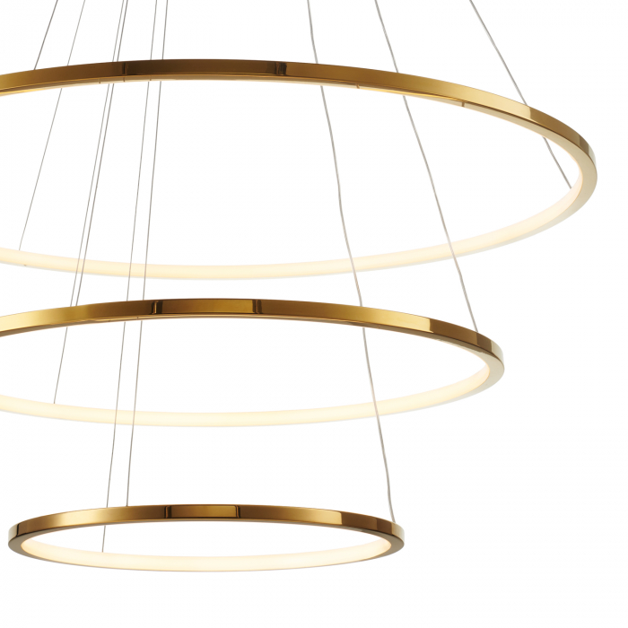 Lampă suspendată LED CIRCLE SLIM, aurie - Step into Design [4]