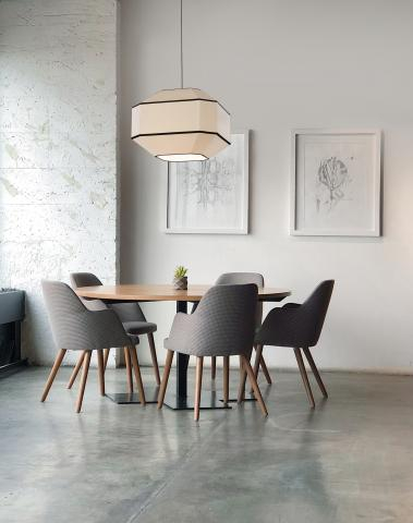 Lampa suspendata BAUHAUS I, alb/negru, 45 cm - ACB C3917481BN [4]