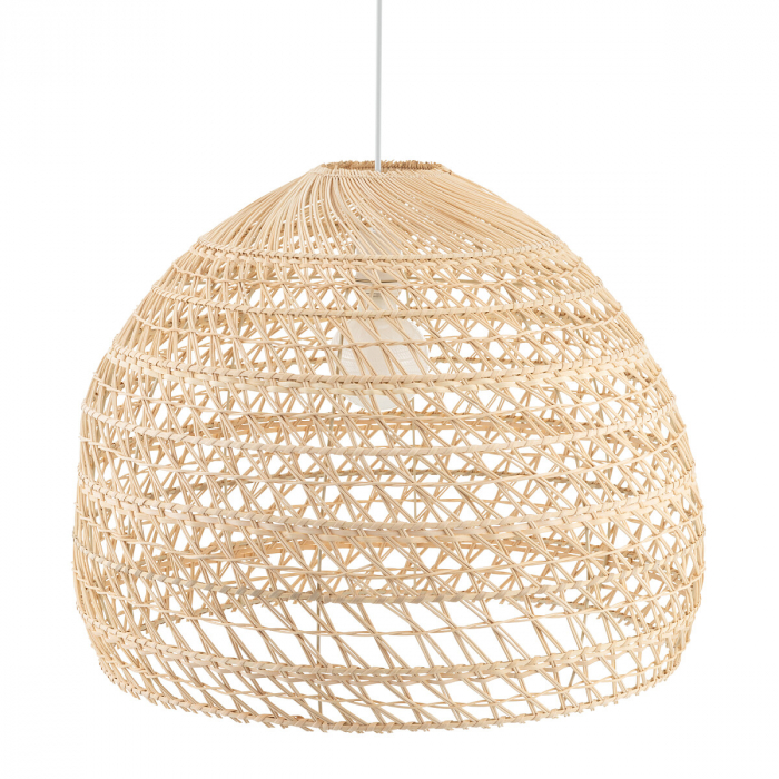 Lampa suspendata BOHO L, lemn/alb, 1*E27, diametru 60 cm - NOWODVORSKI [4]
