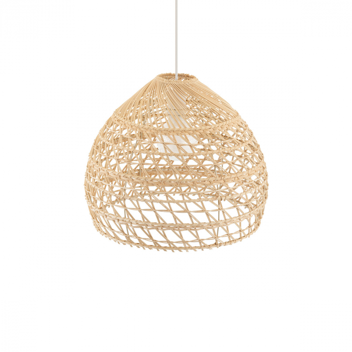 Lampa suspendata BOHO M, lemn/alb, 1*E27, diametru 43 cm - NOWODVORSKI [4]