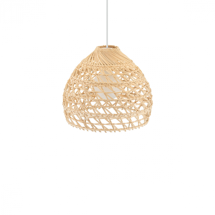 Lampa suspendata RATTAN S, lemn/alb, 1*E27, diametru 40 cm - NOWODVORSKI [4]