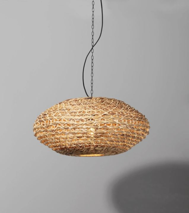 Lampă suspendată BOLA, lemn/negru, 58 cm - Nova Luce [5]