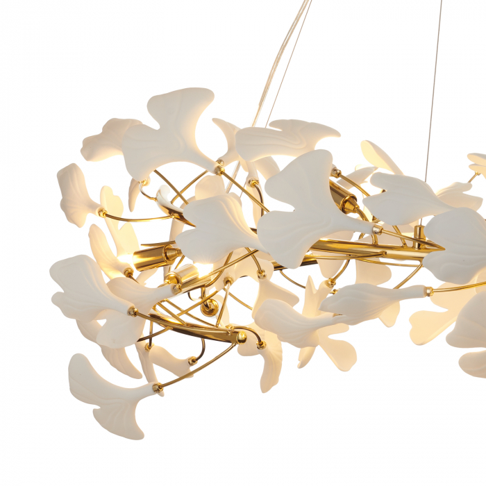 Lampa suspendata BOTANIKA, auriu/alb, diametru 100 cm - STEP INTO DESIGN [6]