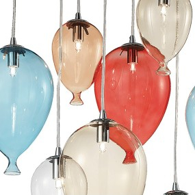 Lampa suspendata copii CLOWN 8, multicolor, 8*G9, diametru 50 cm - IDEAL LUX [3]