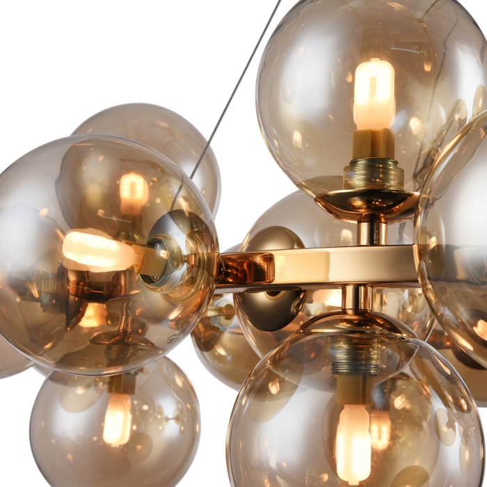 Lampa suspendata DALLAS, auriu/amber, 25*G9, diametru 69 cm - MAYTONI [2]