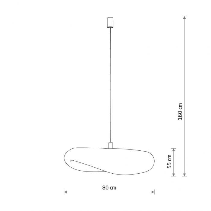 Lampă suspendată din bambus HAVANA L, 80 cm - NOWODVORSKI 11397 [4]