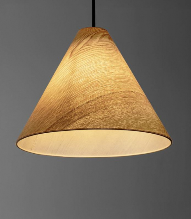 Lampa suspendata ELYSIAN, lemn natural, 1*E27, diametru 30 cm - NOVA LUCE [2]