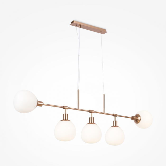 Lampa suspendata ERICH, alama/alb, 5*E14, 40W, lungime 120 cm - MAYTONI [5]