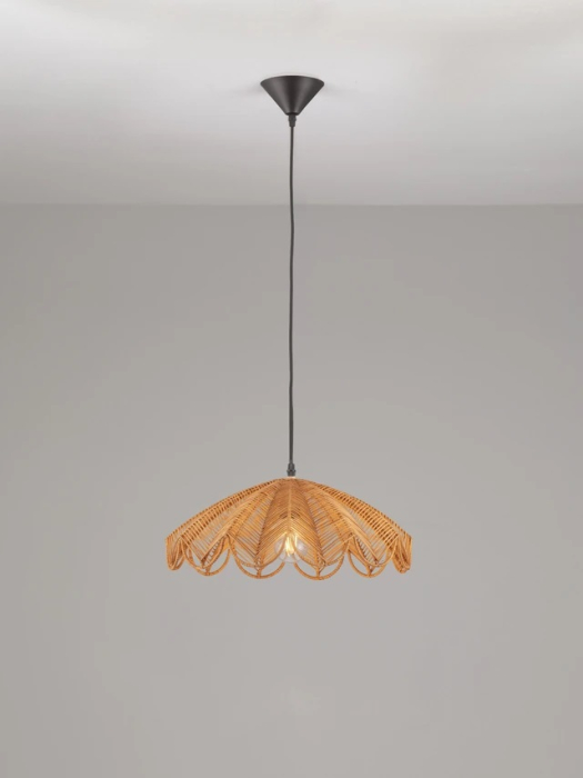 Lampa suspendata FLARE, ratan, 42 cm - Nova Luce [4]