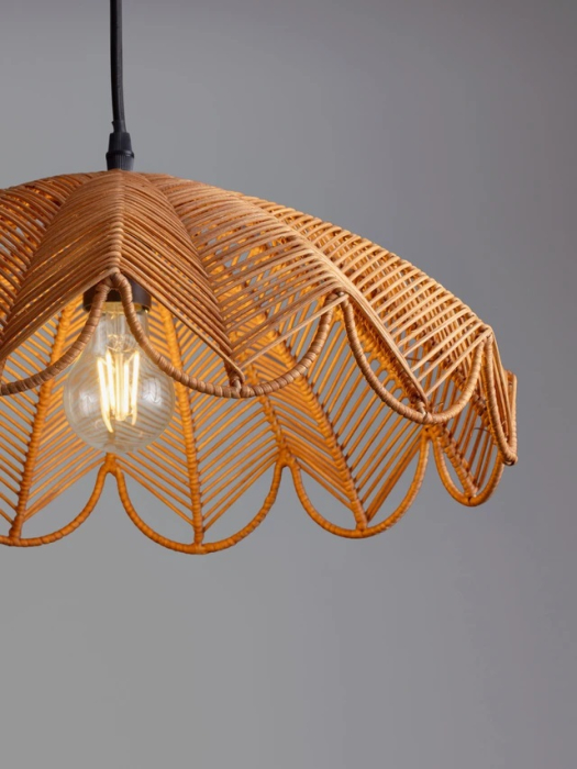 Lampa suspendata FLARE, ratan, 42 cm - Nova Luce [6]