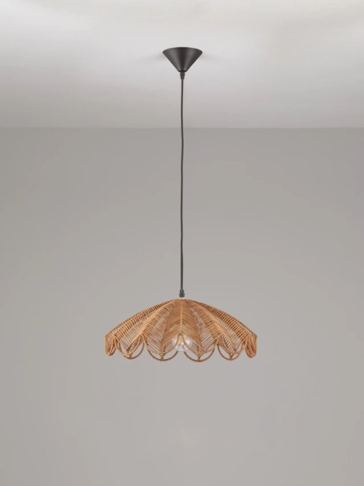 Lampa suspendata FLARE, ratan, 42 cm - Nova Luce [3]