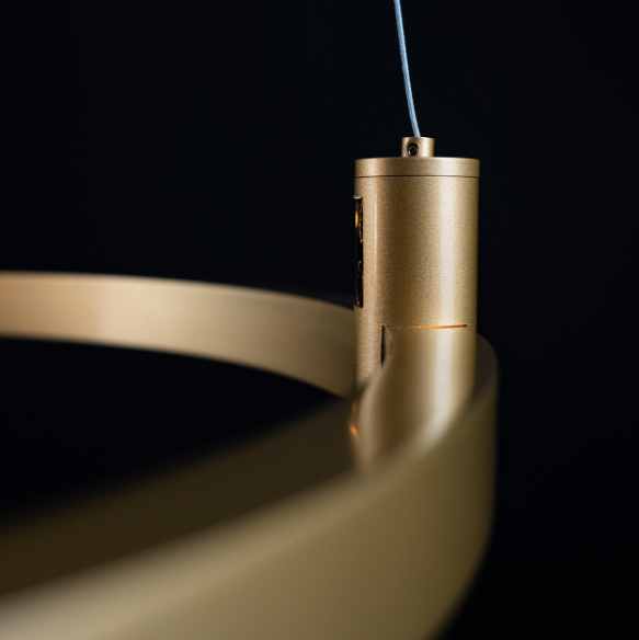 Lampa suspendata gold LED DIAMANTE Nr. 2 CO1_60 cm - altavola design [3]