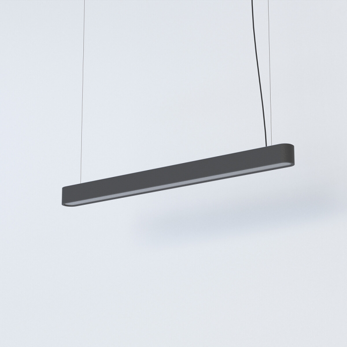 Lampa suspendata SOFT cu tub LED, grafit, 3000K, flux 2300 lm, lungime 95 cm - NOWODVORSKI 7535 [2]