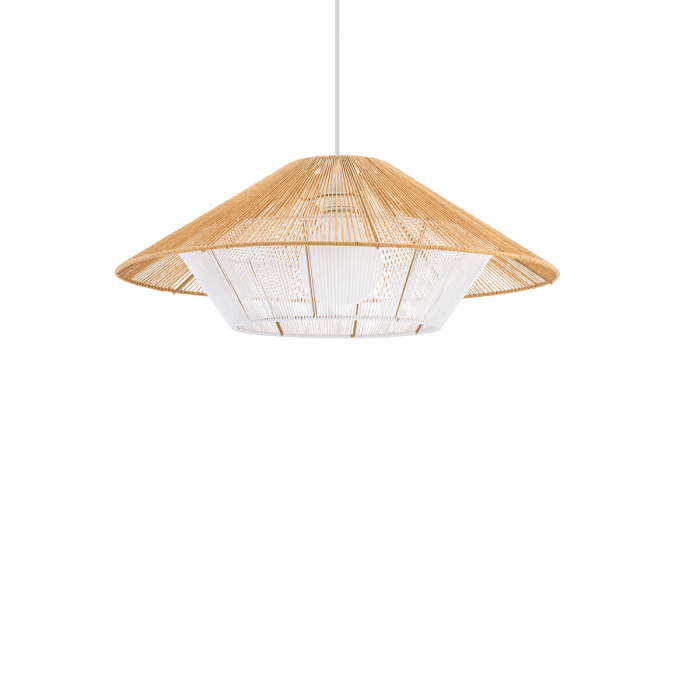 Lampa suspendata JAPANDI S, lemn/alb, 1*E27, diametru 50 cm - NOWODVORSKI [4]